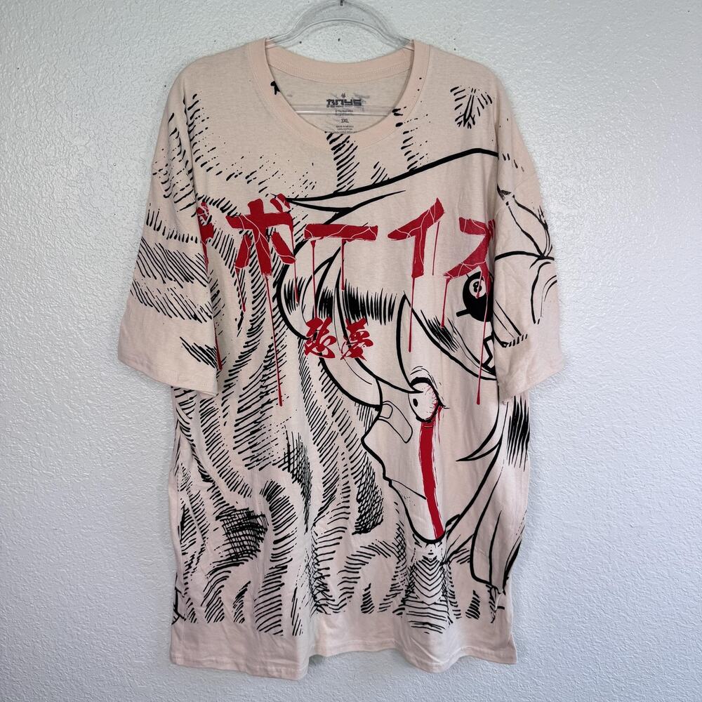The Boys Shirt Mens 3XL Akumu Collection Anime Graphic Tee All Over Print Manga